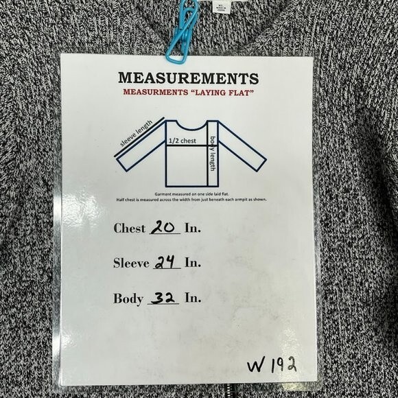 Calvin Klein Womens Zip Front Sweater Marled Knit Ragg Cardigan Size XL - Picture 6 of 6